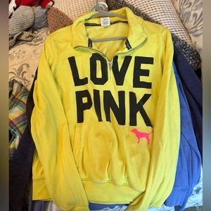 PINK Quarter Zip Pullover